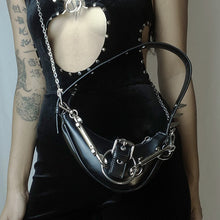 Load image into Gallery viewer, &#39;Claws&#39; Goth Punk Rivet  Underarm Bag AlielNosirrah
