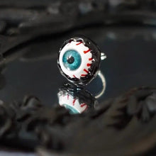 Load image into Gallery viewer, &#39;Collector&#39; Eyeball Halloween Rings AlielNosirrah
