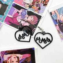 Load image into Gallery viewer, &#39;Crazy in love&#39; Neon Heart Earrings AlielNosirrah
