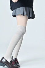 Load image into Gallery viewer, &#39;Cream&#39; Kawaii Cotton Loose Socks Tights AlielNosirrah
