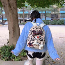 Load image into Gallery viewer, &#39;Cute Bone&#39; Kitty &amp; Bones Kawaii Goth Backpack AlielNosirrah
