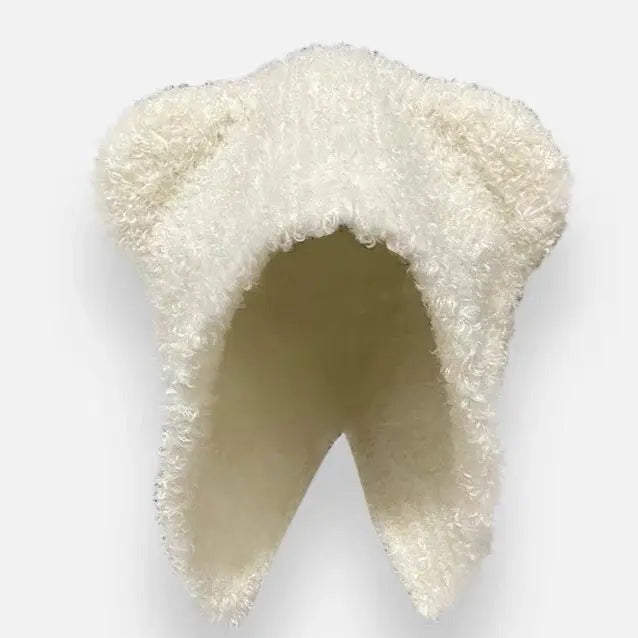 'Cutie Bear' Knitted Ear Muffs Hat AlielNosirrah