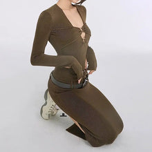 Load image into Gallery viewer, &#39;Dandelion&#39; Stripped Hollow Out Stripped 2 Pcs Suit AlielNosirrah
