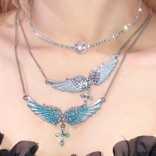 Load image into Gallery viewer, &#39;Daydream&#39; Wings Shape Rhinestone Necklace
