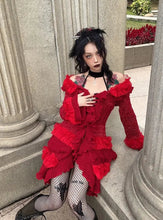 Load image into Gallery viewer, &#39;Dear Rosa&#39; Ruffle Knitted Sweater Dress AlielNosirrah
