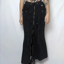 Load image into Gallery viewer, &#39;Deep Dive&#39; Zip-Up Drawstring Midi Skirt AlielNosirrah
