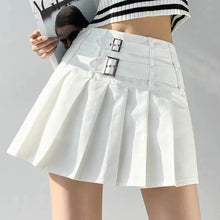 Load image into Gallery viewer, &#39;Desert&#39; Earthy Wasteland Punk Pleated Skirt AlielNosirrah
