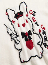 Load image into Gallery viewer, &#39;Diet Rabbit&#39; Kawaii Goth Oversized Sweater AlielNosirrah
