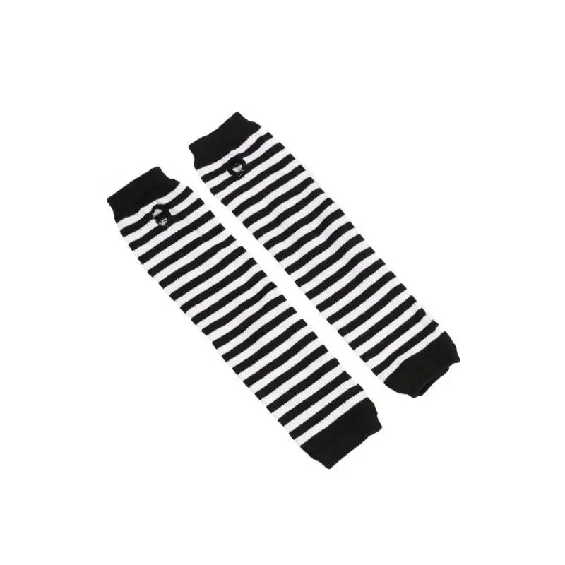 'Divide' Anime Striped Long Sleeves Gloves AlielNosirrah
