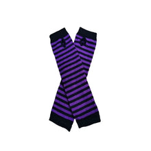 Load image into Gallery viewer, &#39;Divide&#39; Anime Striped Long Sleeves Gloves AlielNosirrah
