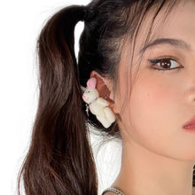 Load image into Gallery viewer, &#39;Dubi-Duba&#39; Kawaii Bear &amp; Rabbit Earring AlielNosirrah
