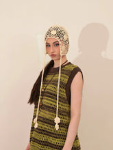 Load image into Gallery viewer, &#39;Flower Basket&#39; Fairy Grunge Crochet Hat AlielNosirrah
