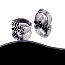 Load image into Gallery viewer, &#39;Fxck Off&#39; Alt Steel Punk Letters Rings AlielNosirrah
