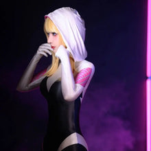 Load image into Gallery viewer, &#39;Ghost-Spider&#39; Gwen Cosplay Sexy Tights Bodysuit AlielNosirrah
