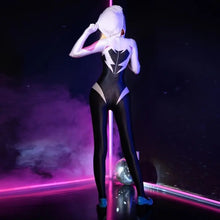 Load image into Gallery viewer, &#39;Ghost-Spider&#39; Gwen Cosplay Sexy Tights Bodysuit AlielNosirrah
