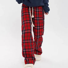 Load image into Gallery viewer, &#39;Gimme Gimme&#39; Punk Red Checkerboard Pants AlielNosirrah
