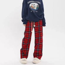 Load image into Gallery viewer, &#39;Gimme Gimme&#39; Punk Red Checkerboard Pants AlielNosirrah
