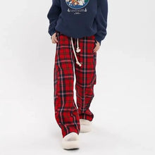 Load image into Gallery viewer, &#39;Gimme Gimme&#39; Punk Red Checkerboard Pants AlielNosirrah
