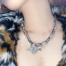 Load image into Gallery viewer, &#39;Heartbreaker&#39; Grunge Shinning Chained Necklace - AlielNosirrah
