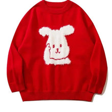 Load image into Gallery viewer, &#39;Hey Yeah&#39; Rabbit Cute Kawaii Sweater AlielNosirrah
