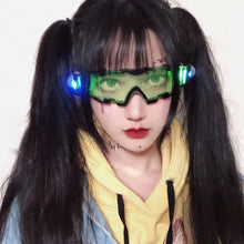 Load image into Gallery viewer, &#39;High Life&#39; Harajuku Cyberpunk LED Glasses - AlielNosirrah
