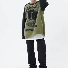 Load image into Gallery viewer, &#39;Homemade&#39; Oversized Unisex Punk Graffiti Sweater AlielNosirrah
