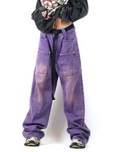 Load image into Gallery viewer, &#39;Hyacinth&#39; Purple Gradual Color Pants AlielNosirrah
