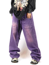 Load image into Gallery viewer, &#39;Hyacinth&#39; Purple Gradual Color Pants AlielNosirrah
