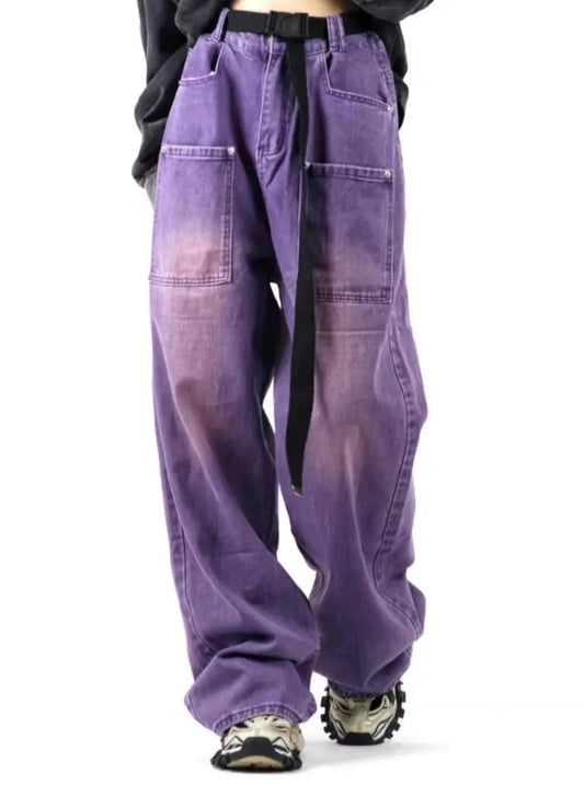 'Hyacinth' Purple Gradual Color Pants AlielNosirrah