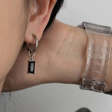 Load image into Gallery viewer, &#39;Ice Cubes&#39; Unisex Zircon Cross Earrings Set AlielNosirrah
