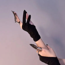 Load image into Gallery viewer, &#39;Igaryu&#39; Tech-wear Ninja Two Finger gloves AlielNosirrah
