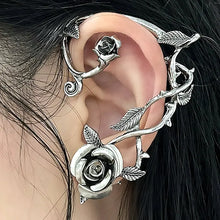 Load image into Gallery viewer, &#39;Jealous&#39; Goth Roses &amp; Thorns Ear Cuffs AlielNosirrah
