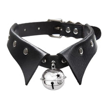 Load image into Gallery viewer, Jingle&#39;  Fake Collar Bell Goth Kawaii Choker AlielNosirrah
