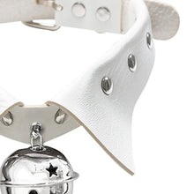 Load image into Gallery viewer, Jingle&#39;  Fake Collar Bell Goth Kawaii Choker AlielNosirrah
