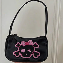 Load image into Gallery viewer, &#39;Killer Bag&#39; Skull Bones Underarm Bag AlielNosirrah
