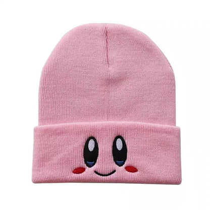'Kirby' Knitted Pink Kawaii Beanie Hat AlielNosirrah