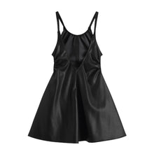 Load image into Gallery viewer, &#39;Lash Up&#39; PU Leather Hollow Out Strappy Dress AlielNosirrah
