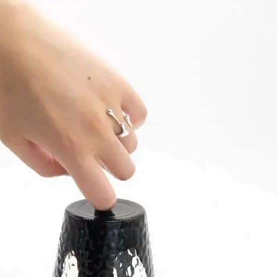 'Lava' Adjustable Dripping Wax Ring - AlielNosirrah
