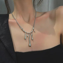 Load image into Gallery viewer, &#39;Lava&#39; Dripping Lava Gold Silver Necklace - AlielNosirrah
