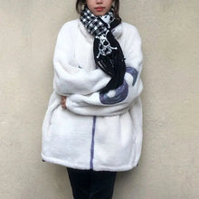 Load image into Gallery viewer, &#39;Lich&#39; Punk y2k Harajuku knitted skull scarf AlielNosirrah

