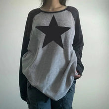 Load image into Gallery viewer, &#39;Lost Star&#39; Star Prints Oversized Top AlielNosirrah
