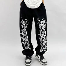 Load image into Gallery viewer, &#39;Louder&#39; Punk Oversized Printed Letter Street Pants AlielNosirrah
