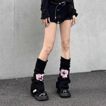 Load image into Gallery viewer, Love Potion&#39; Heart Shape Cross Leg Warmer AlielNosirrah
