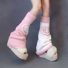 Load image into Gallery viewer, Love Potion&#39; Heart Shape Cross Leg Warmer AlielNosirrah
