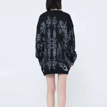 Load image into Gallery viewer, &#39;Made Extreme&#39; Oversized Dark Goth Graffiti Sweater AlielNosirrah
