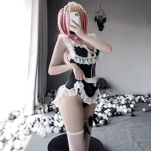 Load image into Gallery viewer, &#39;Maid Cafe&#39; Maid Kawaii Lingerie Costume Set AlielNosirrah
