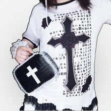Load image into Gallery viewer, &#39;Medical Kit&#39; Alt Cross Ruffled  Bag AlielNosirrah
