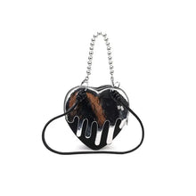 Load image into Gallery viewer, &#39;Melting Heart&#39; Dark Y2k Chain Bag AlielNosirrah
