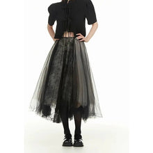Load image into Gallery viewer, &#39;Mercy&#39;  Tutu Dress Black Yarn Midi Dress AlielNosirrah
