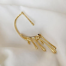 Load image into Gallery viewer, &#39;Lava&#39; Metal Dripping Wax Irregular  Ear Cuff - AlielNosirrah
